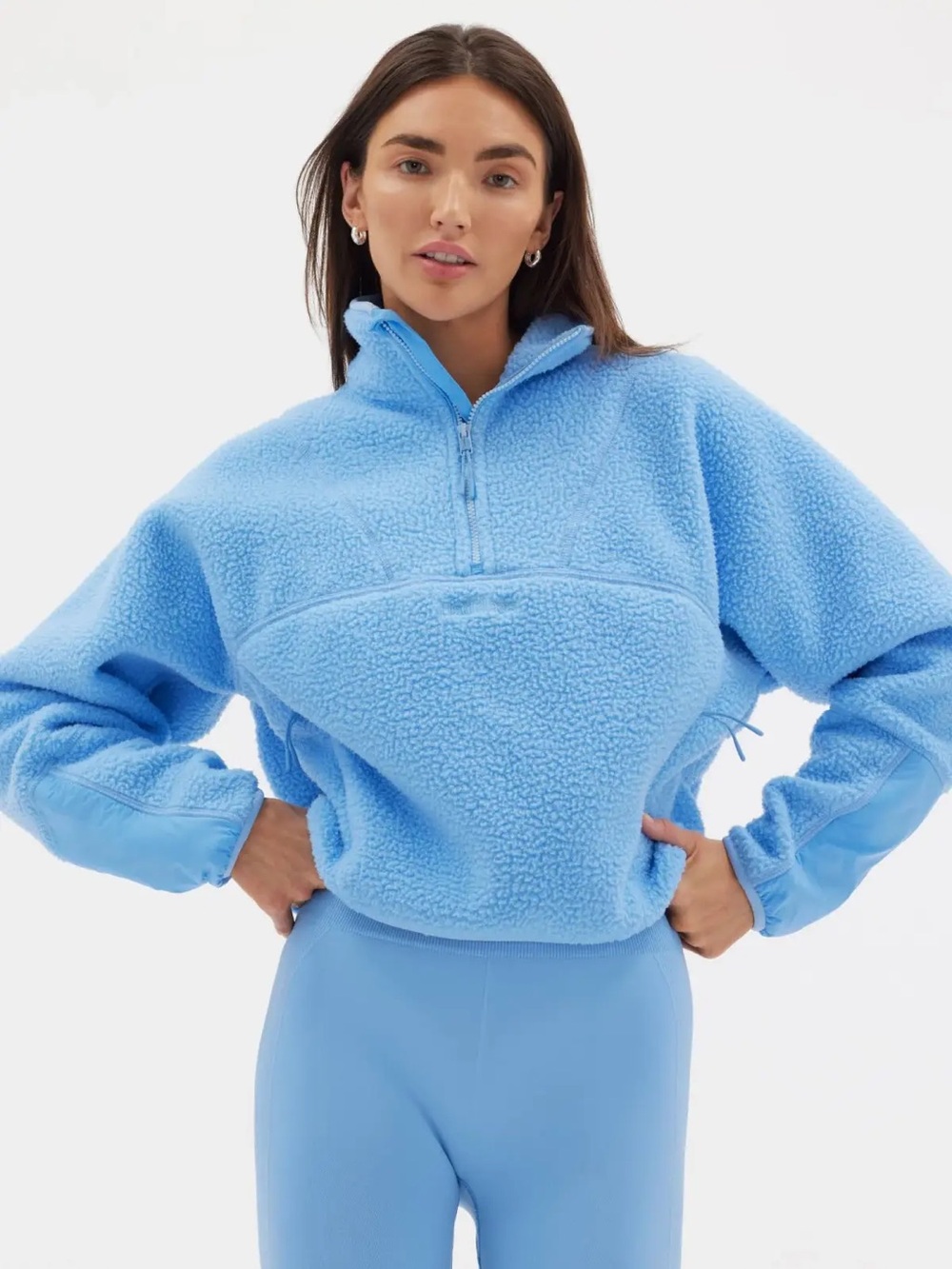 Halfdays Women’s Piper Fleece in Forget Me Not Blue BRAND NEW